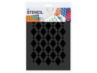 QBIX SCHABLONEN SET A3 TILE 3: FLEUR DE LIS 1