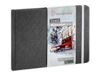 HAHNEMÜHLE TONED WATERCOLOUR BOOK A6 30 BLATT GRAU