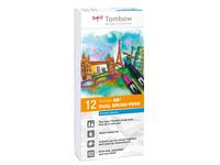 TOMBOW ABT DUAL BRUSH PEN BASIC 12ER SET
