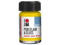 MARABU PORCELAIN GLASS GLOSSY 15ML 220 SONNENGELB