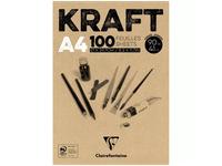 CLAIREFONTAINE KRAFT SKIZZENPAPIER A4 90 GRAMM 100 BLATT