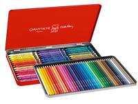 CARAN D'ACHE KEITH HARING MIXED MEDIA SET WASSERLÖSLICH 42 PASTELLS + 40 BUNTSTIFTE