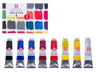 TALENS GOUACHE EXTRA FINE MISCH SET 8X20ML