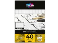 ZIELER  MILLIMETERPAPIER BLOCK  A4 40 BLATT