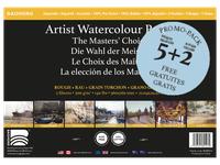 BAOHONG AQUARELLPAPIER 56X76CM RAU 5+2 GRATIS
