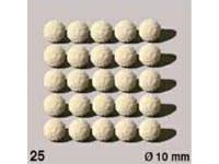 SCHWAMMGUMMIKUGELN 10MM (25 ST) 01.08110.25