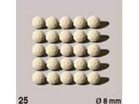 SCHWAMMGUMMIKUGELN 8MM (25 ST) 01.08108.25