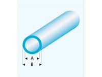 PROFIL ROHR GLASKLAR BLAU (A=)4,0X5,0MM 33CM 429-57/3