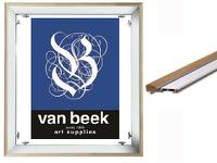 ALUFRAME BASIC LEINEN 60X60CM, 25MM