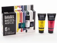 LIQUITEX BASICS ACRYLFARBEN SET  6X22ML