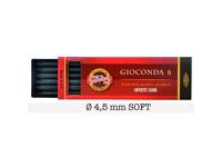 KOH-I-NOOR GIOCONDA HOUTSKOOL 8673 Ø 5-6MM SOFT 6-DELIG