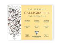 CLAIREFONTAINE KALLIGRAPHIE BLOCK SIMILI JAPON 24X30CM 130GR