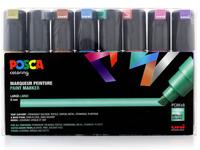 UNI POSCA MARKERSET PC8K METAL 8X