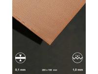WELLBLECH KUPFER 20,0X29,5CM 1,0MM 16.32010.1