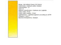 OLD HOLLAND ÖLFARBE D013 40ML CADMIUM YELLOW MEDIUM
