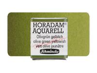 SCHMINCKE HORADAM AQUARELL 1/2 NAPF S2 525 OLIVGRÜN GELBLICH