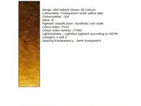 OLD HOLLAND ÖLFARBE B328 40ML TRANSPARENT OXIDE YELLOW LAKE