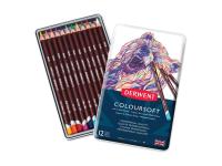 DERWENT COLOURSOFT BUNTSTIFTE 12ER METALLKASTEN