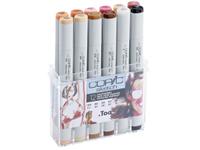 COPIC SKETCH MARKERSET 12-ER SKIN