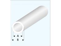 PROFIEL GLASHELDER BUIS WIT (A=)4,0X5,0MM 33CM 423-57/3
