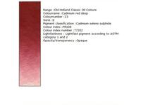 OLD HOLLAND ÖLFARBE E023 125ML CADMIUM RED DEEP