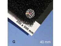 SCHULCZ PFLANZENSCHAUM SCHWARZ 25X50CM 40MM 01.40401.1