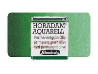 SCHMINCKE HORADAM AQUARELL 1/2 NAPF 534 PERMANENTGRÜN OLIV