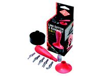 ESSDEE LINOSET/STEMPELSET + HANDVAT MET RESERVOIR VOOR MESJES