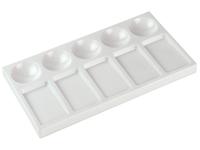 FARBMISCHSCHALE 10 FÄCHER   5 X RUND, 5 X RECHTECKIG