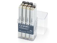 COPIC CLASSIC MARKERSET WARM GRAY 12X