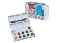 VAN GOGH AQUARELLKASTEN 12x 1/2 NÄPFCHEN + PINSEL