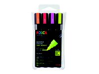 UNI POSCA MARKERSET PC5M NEON FARBEN 4 STÜCK