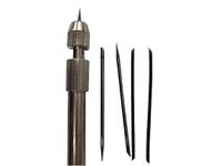 RADIERNADELHALTER METALL + 5 NADELN 0,2 - 0,8 MM