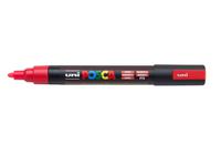 UNI POSCA PC5 R FLUO FLUORESZIEREND ROT MITTEL