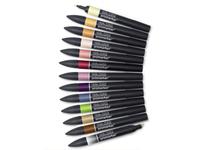 WINSOR & NEWTON PROMARKERSET MANGA STEAMPUNK 12X+1BLENDER