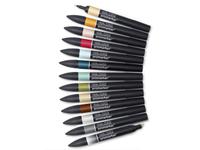 WINSOR & NEWTON PROMARKERSET MANGA 2 12X+1BLENDER