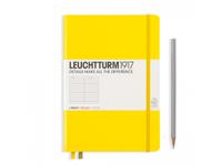 LEUCHTTURM HARDCOVER MEDIUM YELLOW RULED, 249P. A5