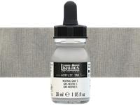 LIQUITEX ARTIST ACRYLIC INK 30ML 599 NEUTRAL GREY VALUE