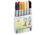 COPIC CIAO MARKERSET SCHOOL UNIFORM 12 STÜCK