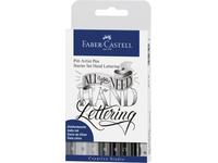 FABER-CASTELL ARTIST PEN SET HANDLETTERING 8 STÜCK