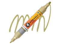 MOLOTOW ONE4ALL TWIN MARKER 228 1,5-4MM METALLIC GOLD