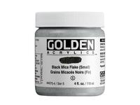 GOLDEN ACRYLVERF 118ML S5 4075 BLACK MICA FLAKE SMALL
