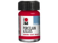 MARABU PORCELAIN GLASS GLOSSY 15ML 125 KIRSCHE