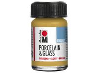 MARABU PORCELAIN GLASS GLOSSY METALLIC 15ML 784 GOLD