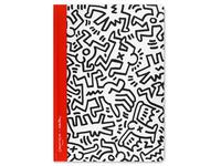 CARAN D'ACHE NOTIZBUCH KEITH HARING A5 HARD COVER 90 GRAMM DOTTED LINES