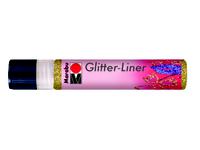 MARABU GLITTER LINER 25ML 584 GLITTER-GOLD