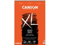 CANSON CROQUIS XL SKIZZENPAPIER SPIRALBLOCK 90GR/M2 A2 120BL