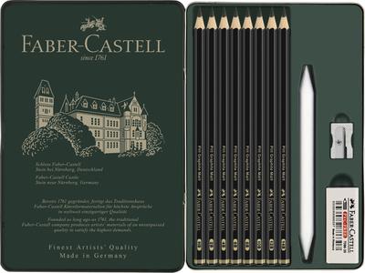 FABER-CASTELL PITT GRAPHITE MATT SET 11X 2