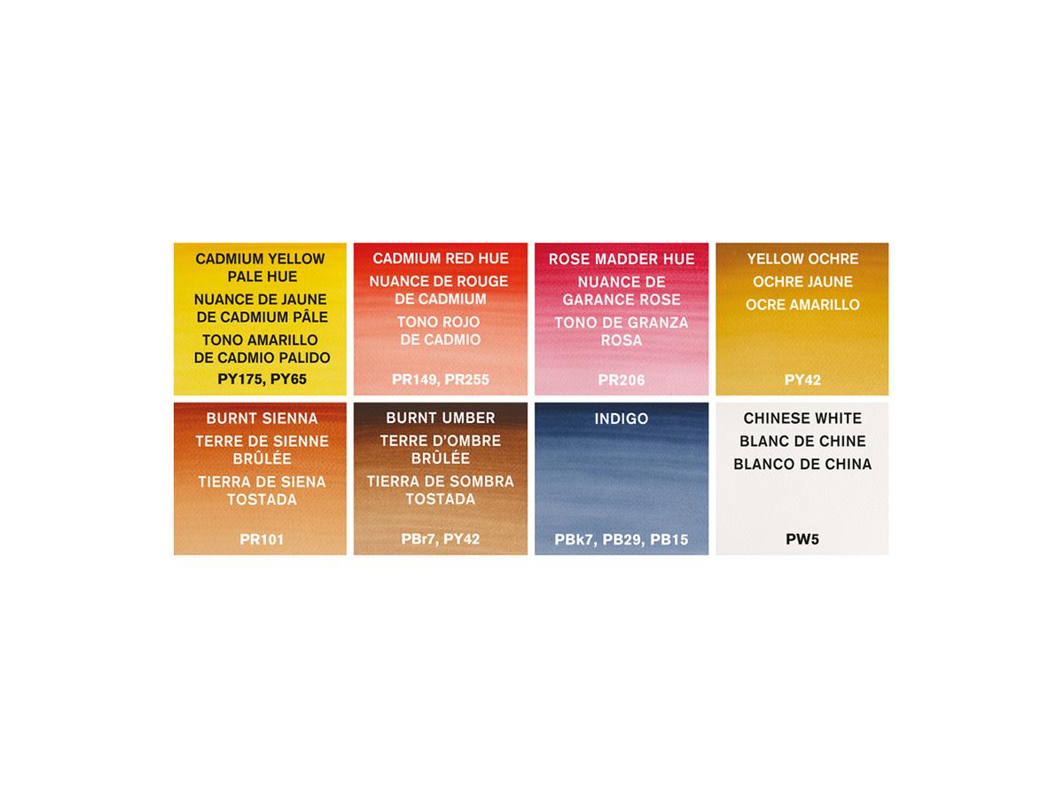 WINSOR & NEWTON COTMAN AQUARELL SET PORTRAIT 8X1/2 NAPF 3