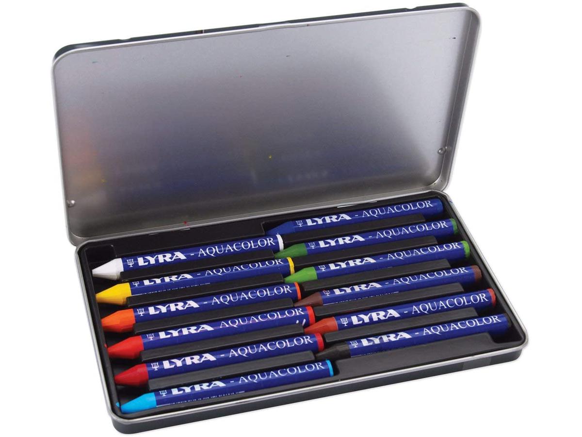 LYRA  AQUACOLOR WACHSPASTELLE 12X 2